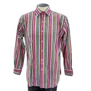 Polo Ralph Lauren Curham Button Shirt‎ M Classic Fit Pink Dress Work Mens